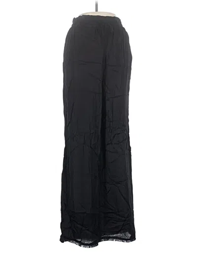 Pre-owned Another Love Silk Pants In Black