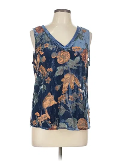 Pre-owned Another Love Sleeveless Blouse In Blue