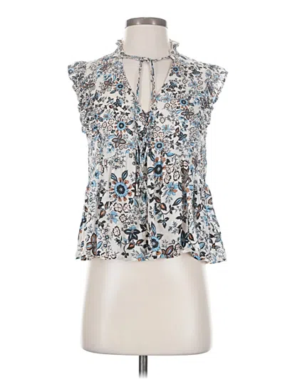 Pre-owned Another Love Sleeveless Blouse In Silver