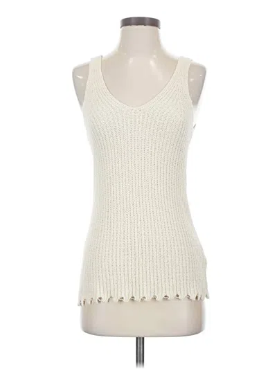 Pre-owned Another Love Sleeveless Top Ivory Sweetheart Neckline Tops