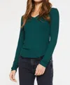 ANOTHER LOVE SOPHIE LONG SLEEVE TEE IN EMERALD