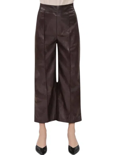 Another Love Sparkle Wide Leg Pants In Brown Sugar