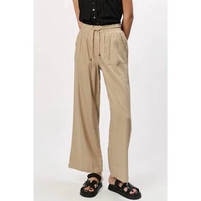 Another Love Stormi Wide Leg Pants In Sandcastle In Neutral