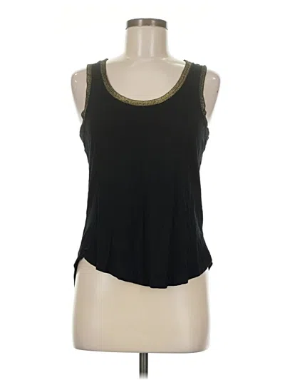 Pre-owned Another Love Tank Top Black Halter Neckline Tops