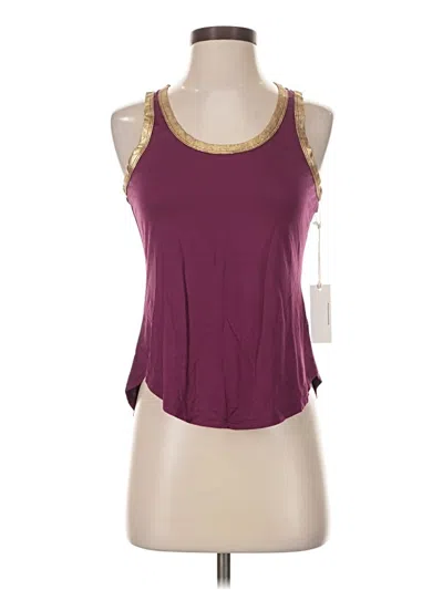 Pre-owned Another Love Tank Top Burgundy Halter Neckline Tops