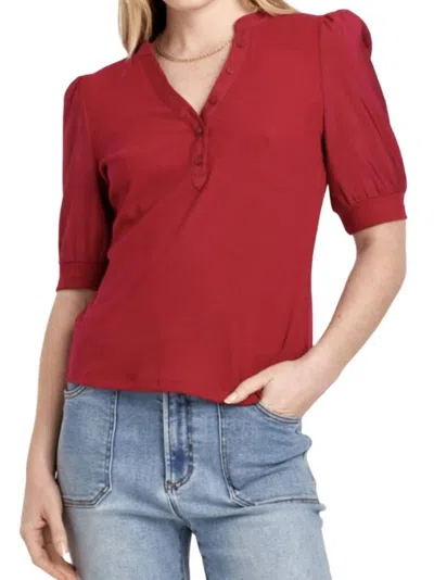 Another Love Tanner Top In Ruby Pink In Multi