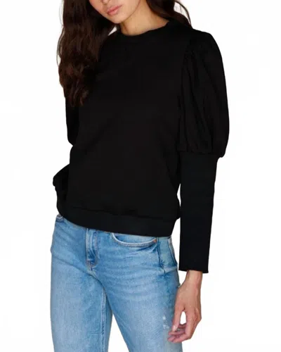 Another Love Tara Long Sleeve Top In Black