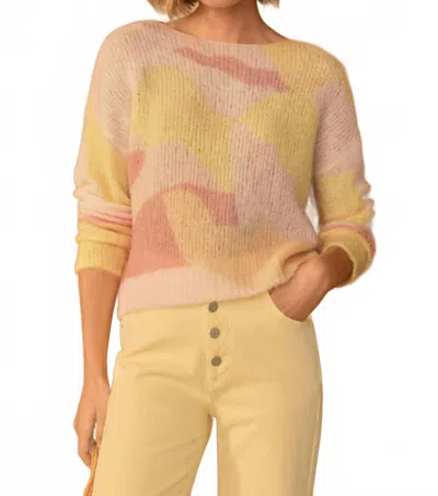Another Love Teva Sweater In Pastel Peaches Mix In Multi