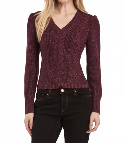 Another Love Thalia Sweater In Blackberry In Brown