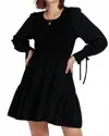 Another Love Toulouse Mini Dress In Black In Black