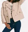 Another Love Lia Boxy Trench Jacket In Beige In Neutral