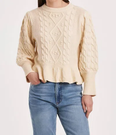 Another Love Vintage Stefania Sweater In Cream In Neutral
