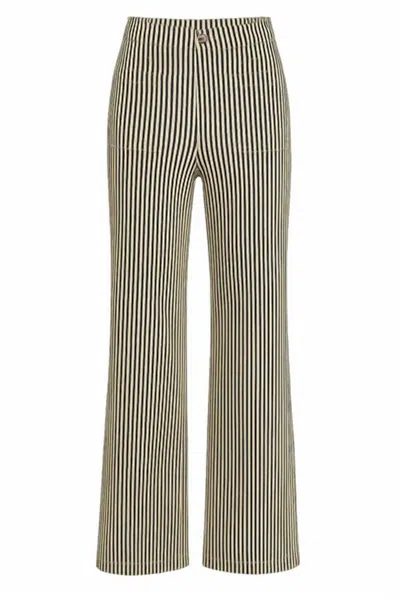 Another Love Women's Bristol Pants In Cream/ Black In Multi