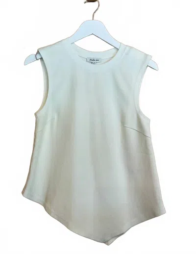 Another Love Women's Jayana Sleeveless Top In Off White In Neutral