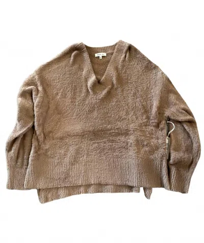 Another Love Women's Margarita V-neck Sweater In Brown