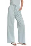 Another Love Zahara Relaxed Leg Pants In Aquamarine In Gray