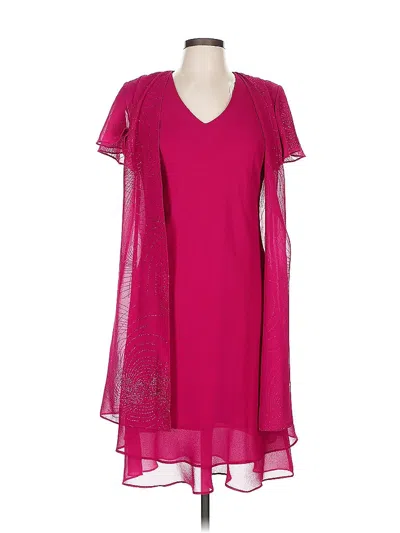 Pre-owned Another Thyme Cocktail Dress In Pink