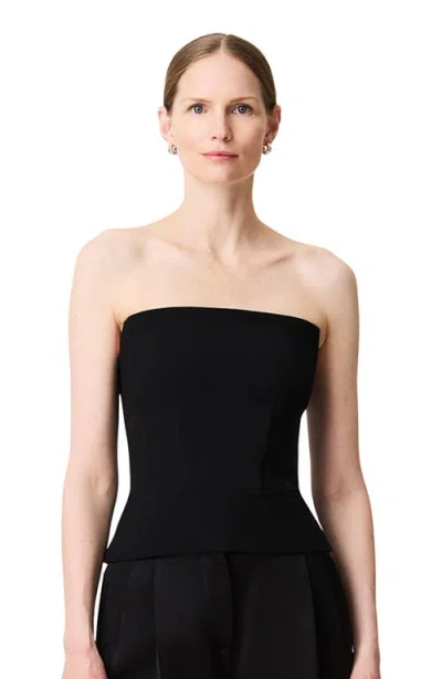 Another Tomorrow Architectural Bustier In Black