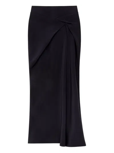 ANOTHER TOMORROW ASYMMETRICAL TWIST SKIRT