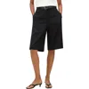 Another Tomorrow Bermuda Pant In Black