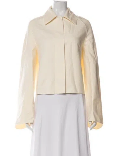 Pre-owned Another Tomorrow Blazer W/ Tags In Yellow