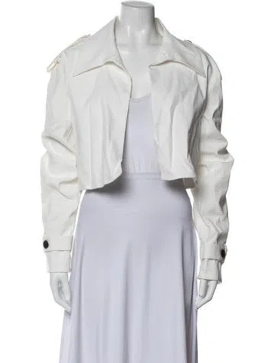Pre-owned Another Tomorrow Blazer In White