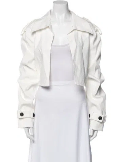 Pre-owned Another Tomorrow Bolero In White