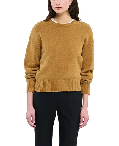 Another Tomorrow Recycled-cashmere And Wool-blend Sweater In Brown