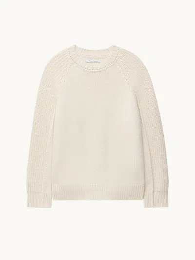 Another Tomorrow Oversized Ribbed Recycled Cashmere And Wool-blend Sweater In Multi
