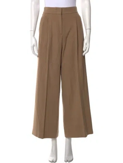 Pre-owned Another Tomorrow Cashmere Wide Leg Pants In Neutral