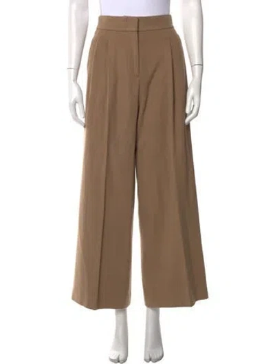 Pre-owned Another Tomorrow Cashmere Wide Leg Pants In Neutrals