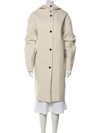 Pre-owned Another Tomorrow Coat In Neutrals