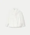 Another Tomorrow Cocoon Anorak In Off White