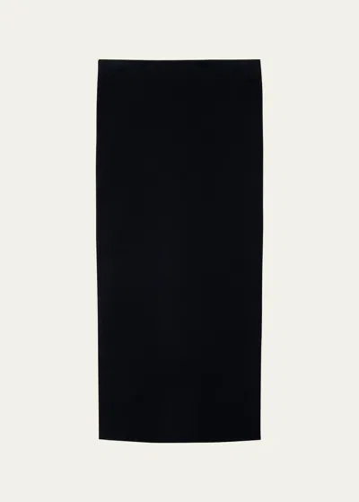 Another Tomorrow Women's Compact Knit Convertible Tube Midi-dress In Black