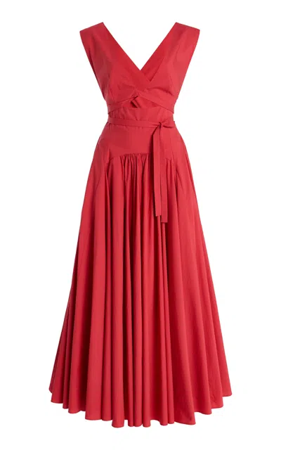 ANOTHER TOMORROW EXCLUSIVE CUTOUT CIRCLE DRESS