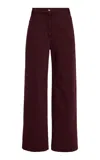 Another Tomorrow Denim Carpenter Pants In Purple