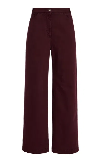 ANOTHER TOMORROW DENIM CARPENTER PANTS