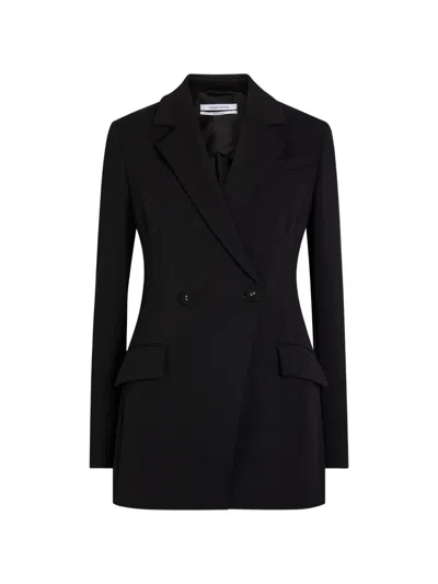 ANOTHER TOMORROW DOUBLE-BREASTED BLAZER