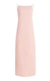 Another Tomorrow Hemp-blend Midi Slip Dress