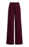 Another Tomorrow Exclusive Oversized Wool Wide-leg Pants
