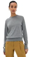 Another Tomorrow Featherweight Crew Grey In Grey