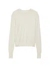Another Tomorrow Fine-knit Long-sleeve Top In Neutral