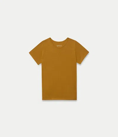 Another Tomorrow Fitted Tee In Tapenade