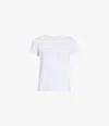 Another Tomorrow Fitted Tee In White