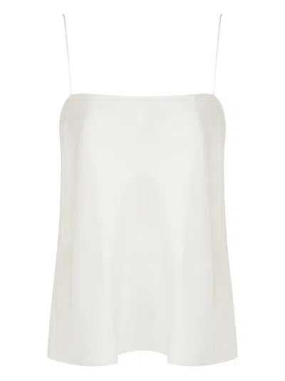Another Tomorrow Flared Top In White