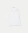 Shop Another Tomorrow Gathered Voile Blouse In Off White
