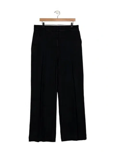 Pre-owned Another Tomorrow High-rise Wide Leg Jeans In Blue
