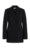 Another Tomorrow Jersey Jacket In Black