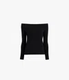 Another Tomorrow Leotard Top In Black