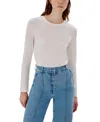 Another Tomorrow Cotton Long-sleeve T-shirt In White